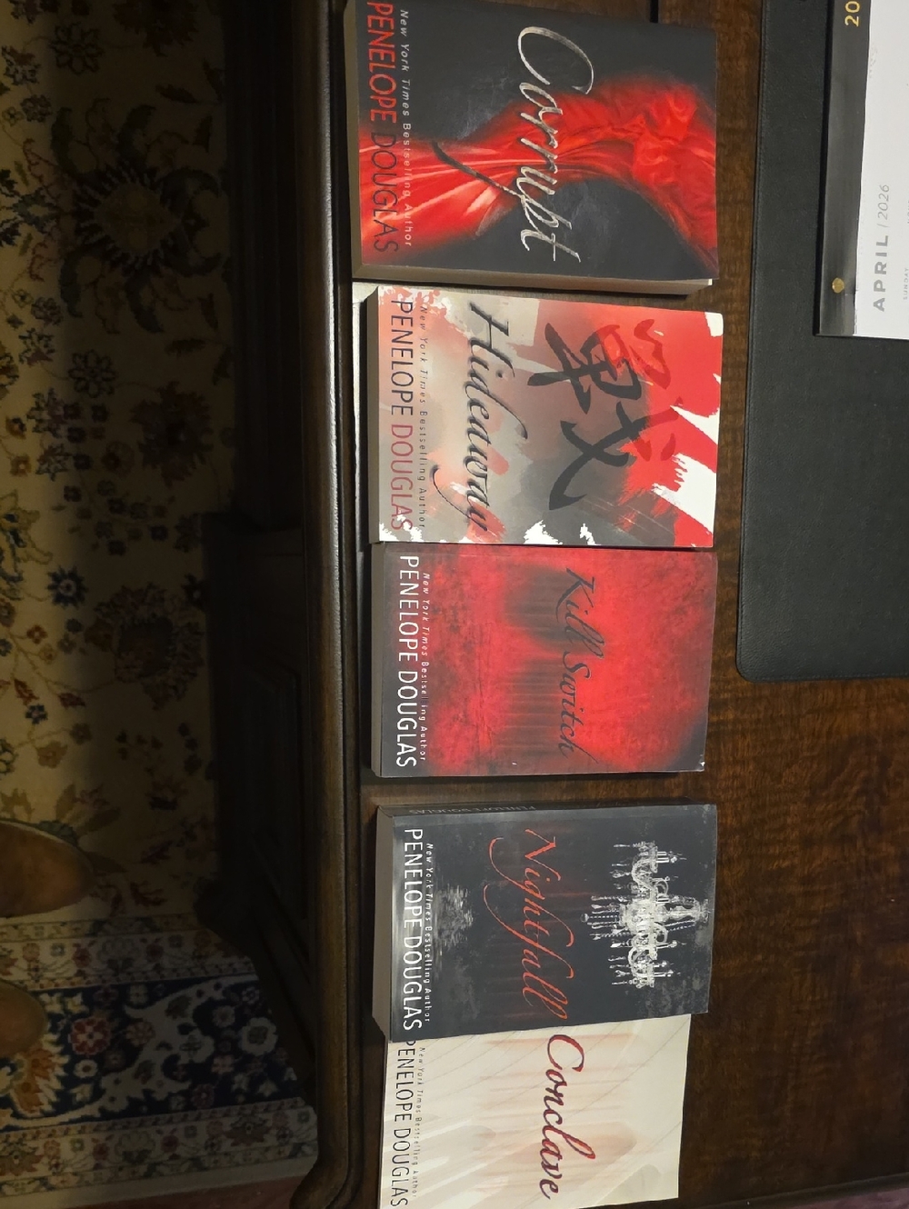Penelope Douglas Paperback Book Lot - Red & Black Covers